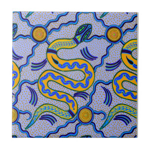 Azulejo Serpiente tribal