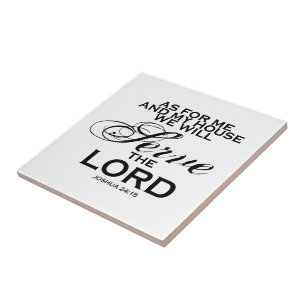 Azulejo Serviremos al señor