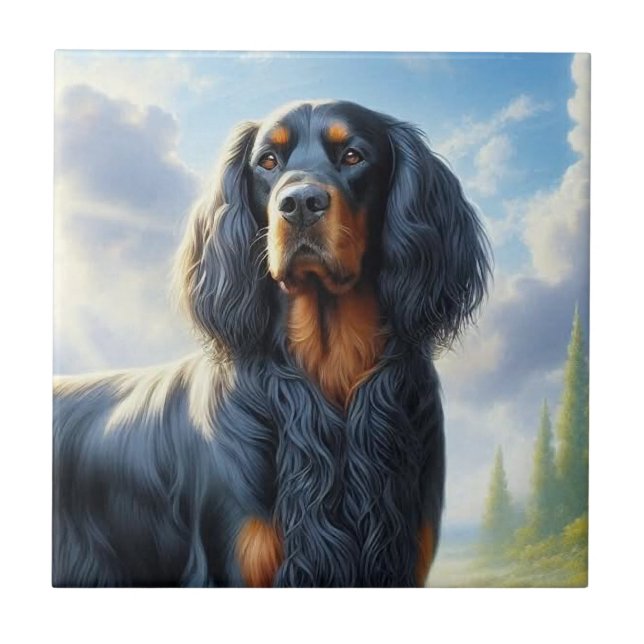 Azulejo Setter Gordon (Frente)