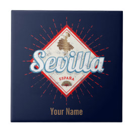 Azulejo Sevilla Andalucía España Retro Flamenco