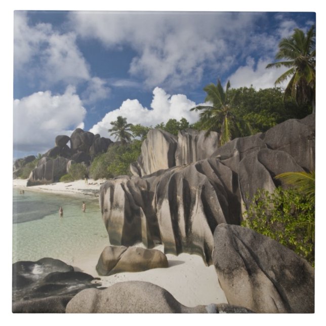 Azulejo Seychelles, Isla La Digue, L'Union Estate (Frente)