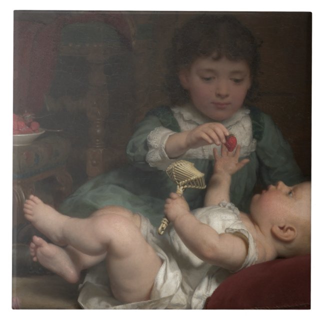 Azulejo Seymour Joseph Guy - Tentación (Frente)