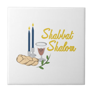 Azulejo Shabbat Shalom