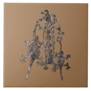 Azulejo Shaman Petroglyph Coso Range, California