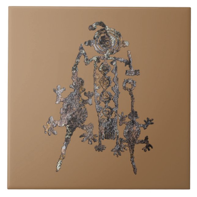 Azulejo Shaman Petroglyph Coso Range, California (Frente)