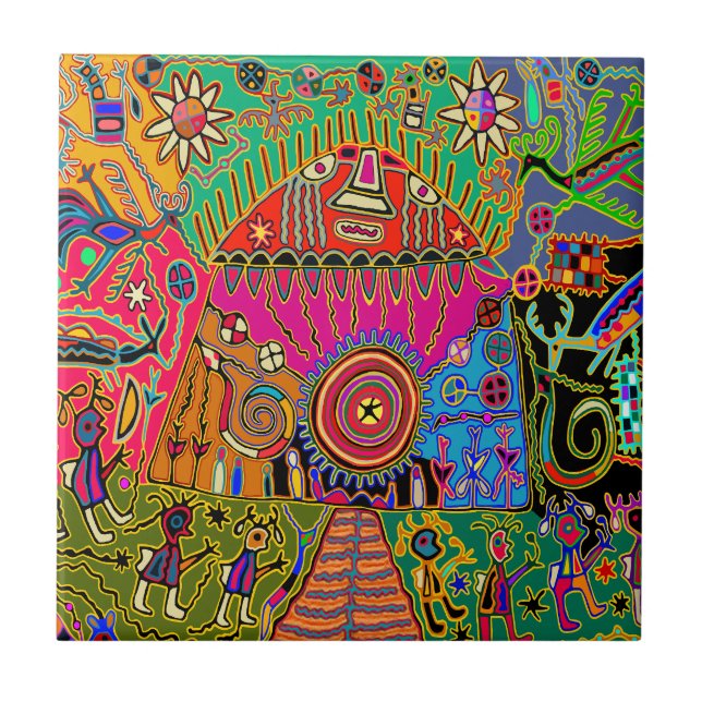 Azulejo Shaman Spirits Tile (Frente)