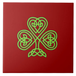 Azulejo Shamrock celta