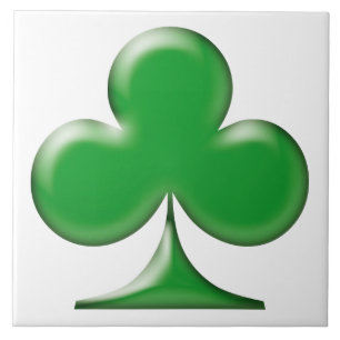 Azulejo Shamrock verde irlandés del Día de San Patricio