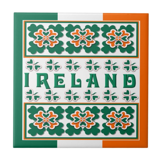 Azulejo Shamrock y más (Frente)