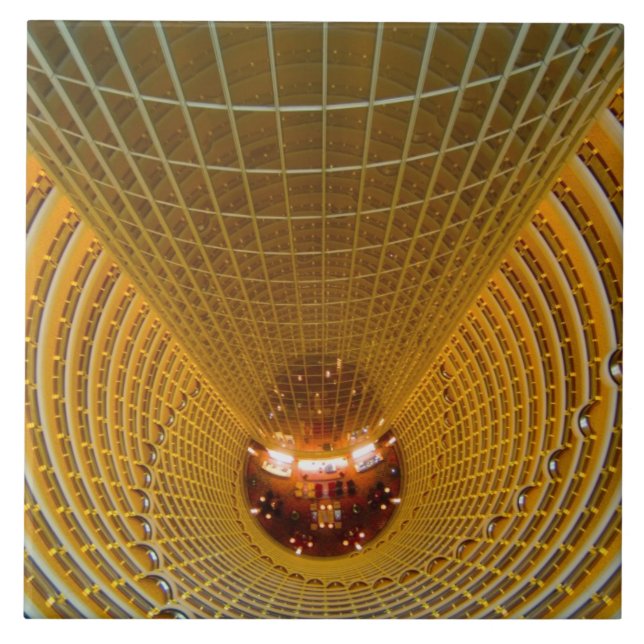 Azulejo Shanghai China maravilloso abstracto de Oriental 2 (Frente)