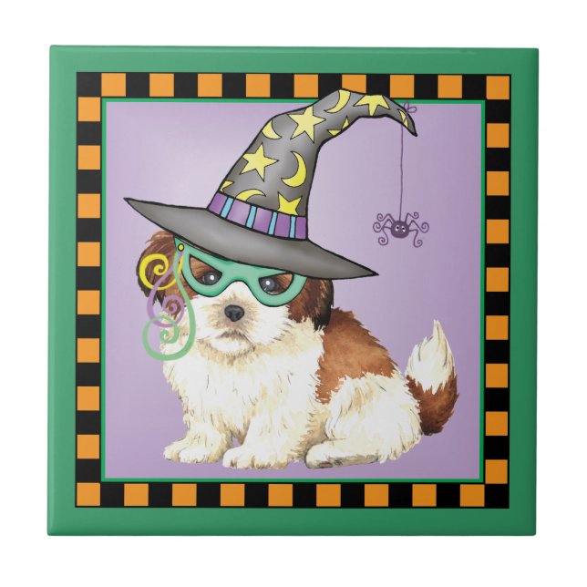 Azulejo Shih Tzu Witch (Frente)