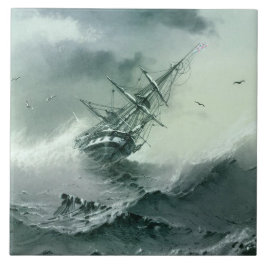 Azulejo Shipwreck (por Ivan Aivazovsky)