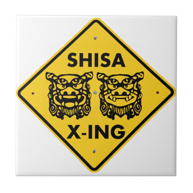 Azulejo Shisa X-ing (Frente)