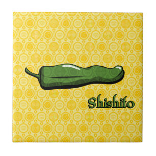 Azulejo Shishito Chili Pepper Tile