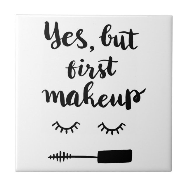 Azulejo Sí pero primer maquillaje (Frente)