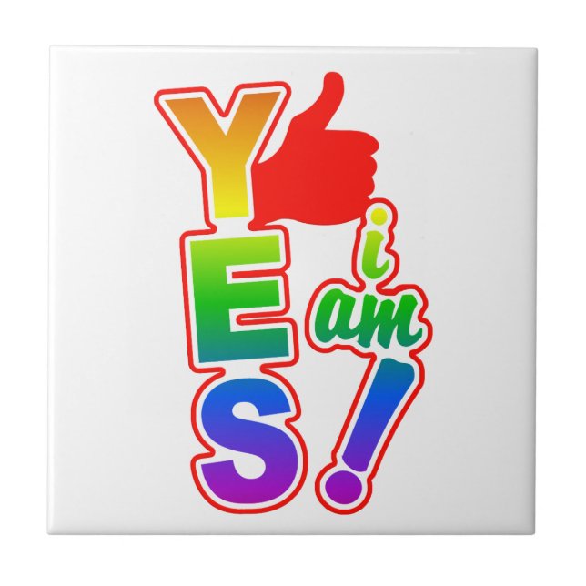 Azulejo SÍ, SOY mosaico (Frente)