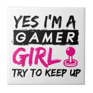 Azulejo Sí, soy un Chica de juegos de Chica de juegos de a