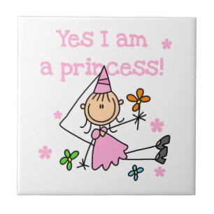 Azulejo Sí, soy una princesa