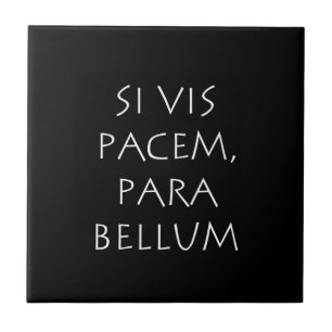 Azulejo Si vis pacem para bellum