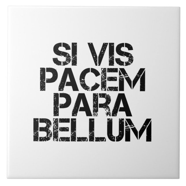 Azulejo Si Vis Pacem Para Bellum (Frente)