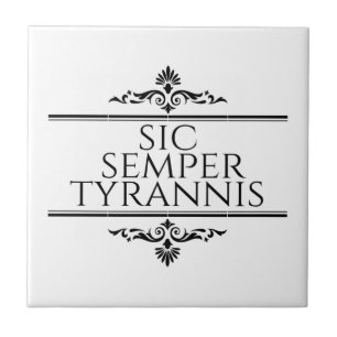 Azulejo Sic Semper Tyrannis