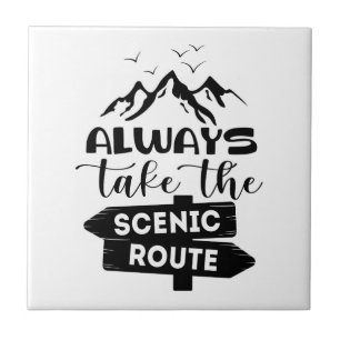 Azulejo Siga Siempre La Ruta Escénica