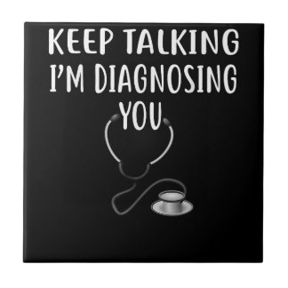 Azulejo Sigan hablando, estoy diagnosticando su copia de p