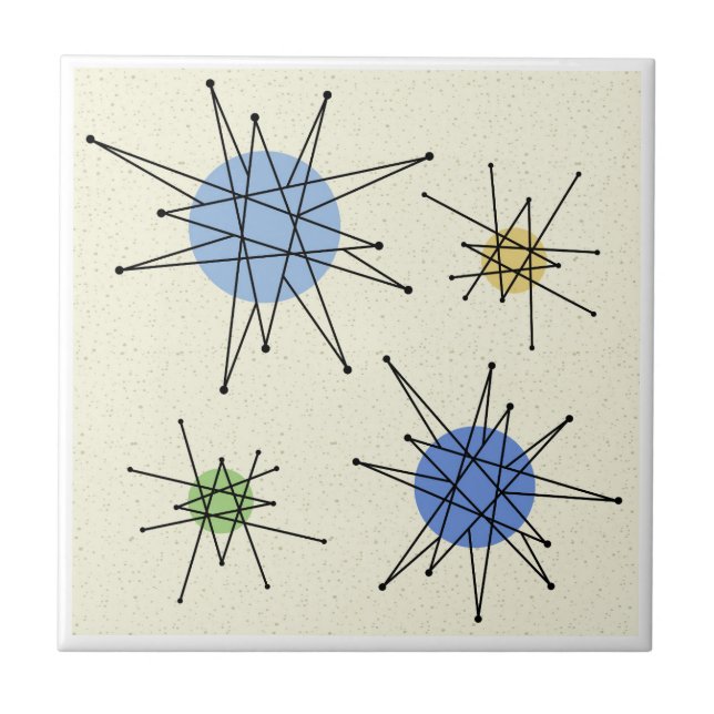 Azulejo Siglo medio Franciscano Starburst 1 (Frente)