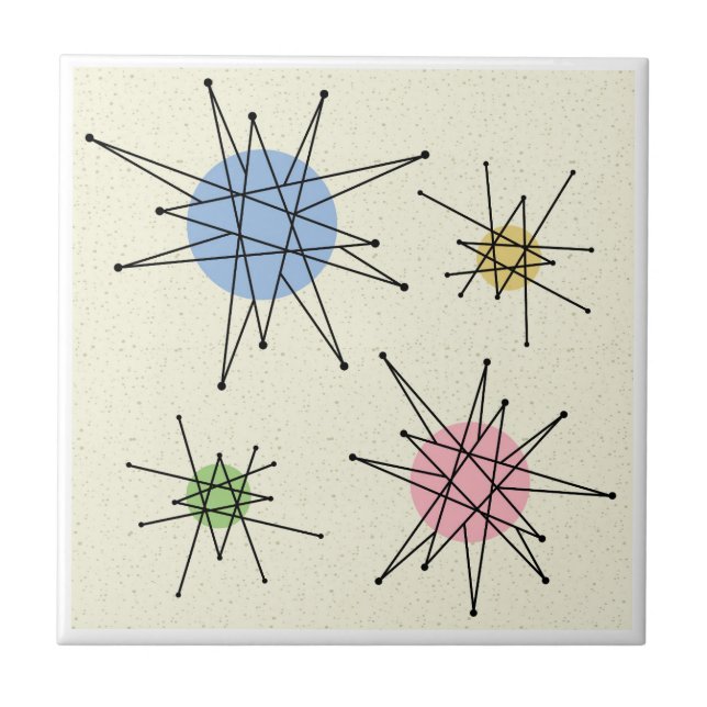 Azulejo Siglo medio Franciscano Starburst 3 (Frente)