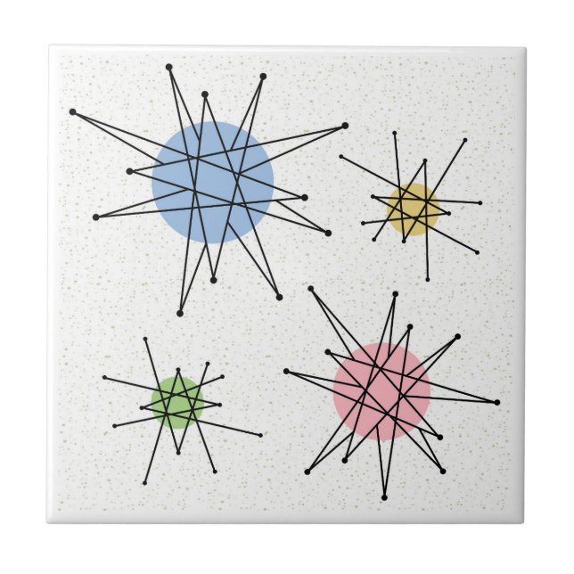 Azulejo Siglo medio Franciscano Starburst 4 (Frente)