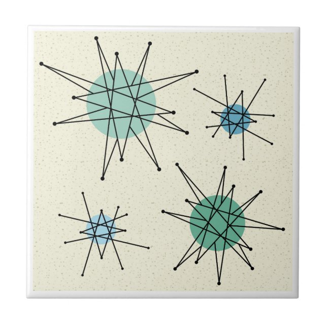 Azulejo Siglo medio Franciscano Starburst 5 (Frente)