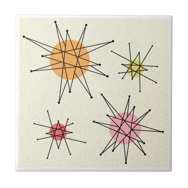 Azulejo Siglo medio Franciscano Starburst 7 (Frente)