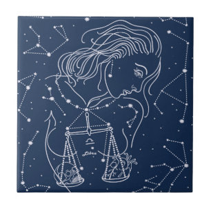 Azulejo Signo libra zodiac
