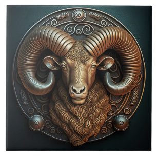 Azulejo Signo zodiacal Aries Horóscopo de Aries