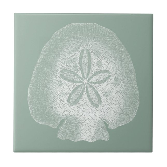 Azulejo Silhouette Sand Dollar (Frente)
