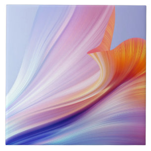 Azulejo Silky Furl de Floral Bliss Lavender