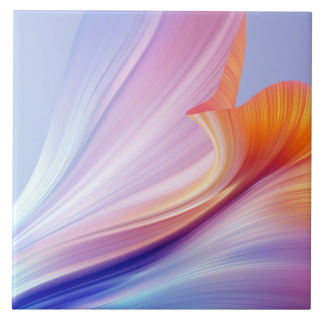 Azulejo Silky Furl de Floral Bliss Lavender (Frente)