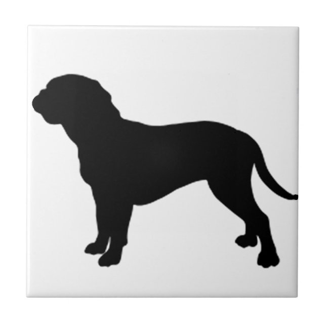 Azulejo silo black.png de dogue de bordeaux (Frente)