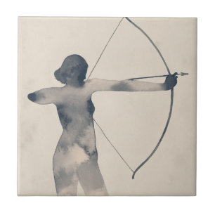 Azulejo Silueta acuática arquesa