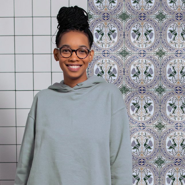 Azulejo Simbolismo de los pavos reales Belle Époque Art De (Subido por el creador)