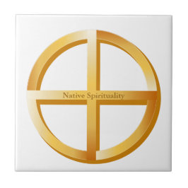Azulejo Símbolo de espiritualidad nativa