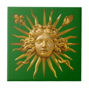 Azulejo Símbolo de Luis XIV el Rey Sol