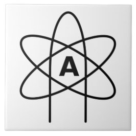 Azulejo Símbolo del ateísmo (Emblema de Átomo)