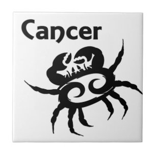 Azulejo Símbolo y signo zodiacal de Cáncer