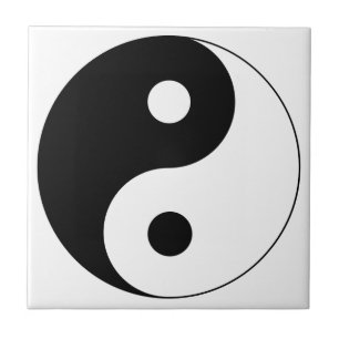 Azulejo Símbolo Yin Yang espiritual