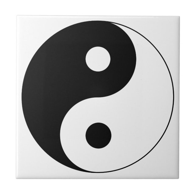 Azulejo Símbolo Yin Yang espiritual (Frente)