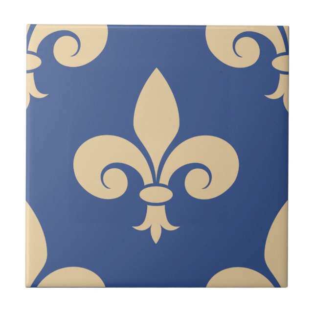 Azulejo Símbolos de Fleur-de-lis (Frente)