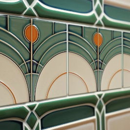 Azulejo Simetría geométrica de resumen moderno de mediados