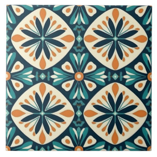 Azulejo Simetría sin límite: Patrón sin soldadura geométri