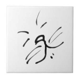 Azulejo Simple Happy Cat Face